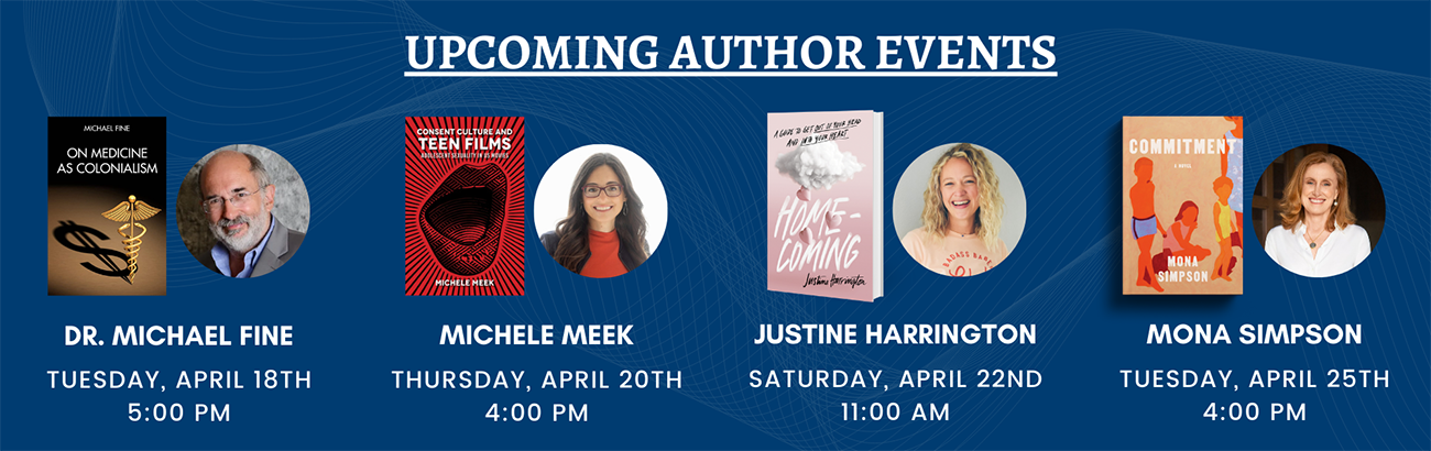 April Author Events at the Brown Bookstore